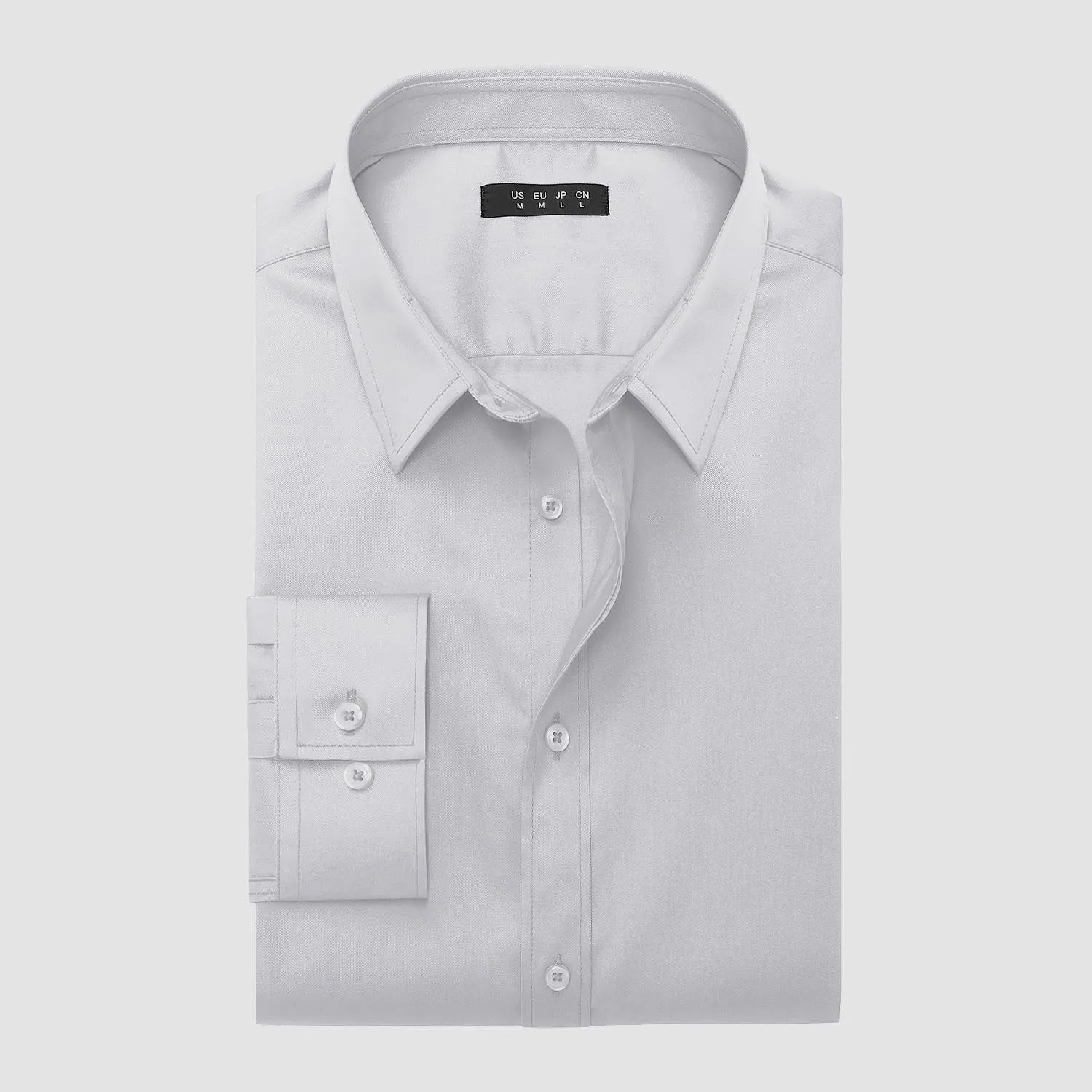 Men's Long Sleeve Uv Golf Shirts Wrinkle-Free Slim Fit Uv Golf Shirts