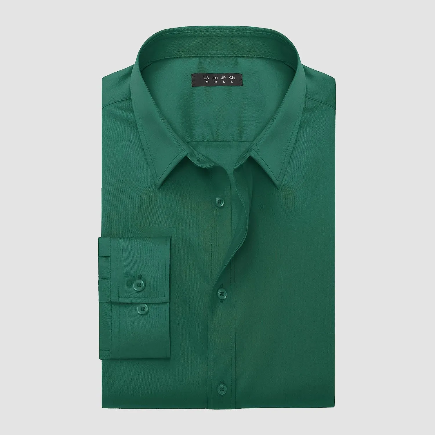 Men's Long Sleeve Uv Golf Shirts Wrinkle-Free Slim Fit Uv Golf Shirts