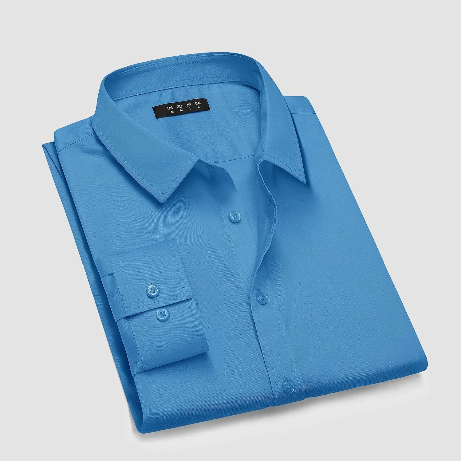 Men's Long Sleeve Uv Golf Shirts Wrinkle-Free Slim Fit Uv Golf Shirts