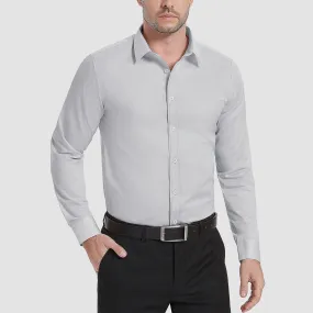Men's Long Sleeve Uv Golf Shirts Wrinkle-Free Slim Fit Uv Golf Shirts