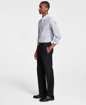 Michael Kors Mens Classic fit Dress Pants 34 / 34 Black Solid