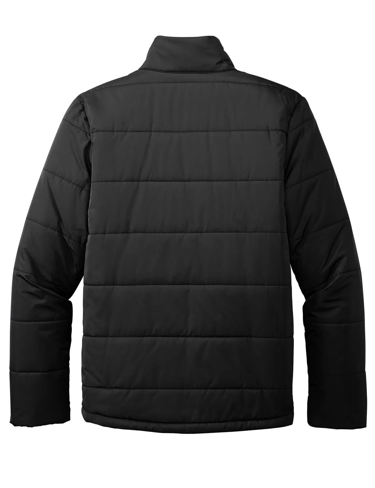 Michigan State Hospitality Business Black Puffer Jacket