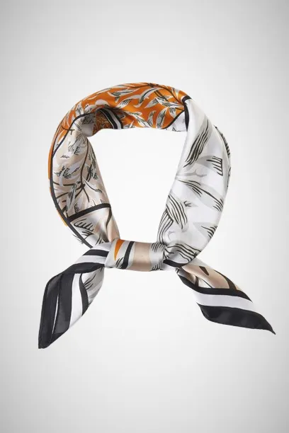 Multi Leaves Pattern Bandana Scarf
