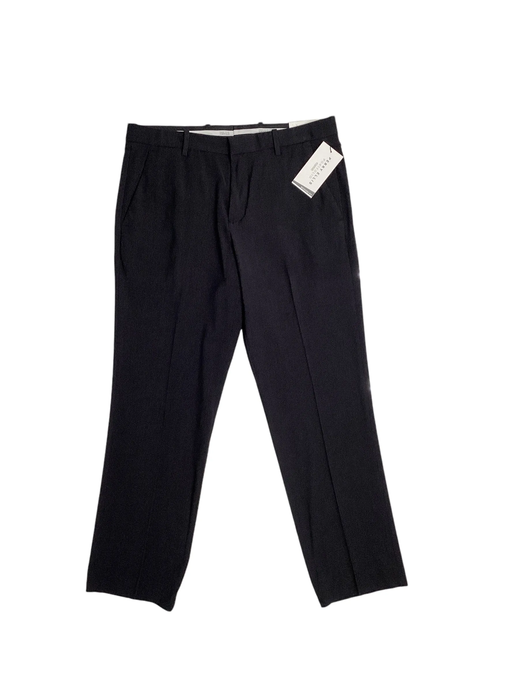 Perry Ellis Portfolio Mens Modern Fit Suit Dress Pants Charcoal Grey 40 x 30