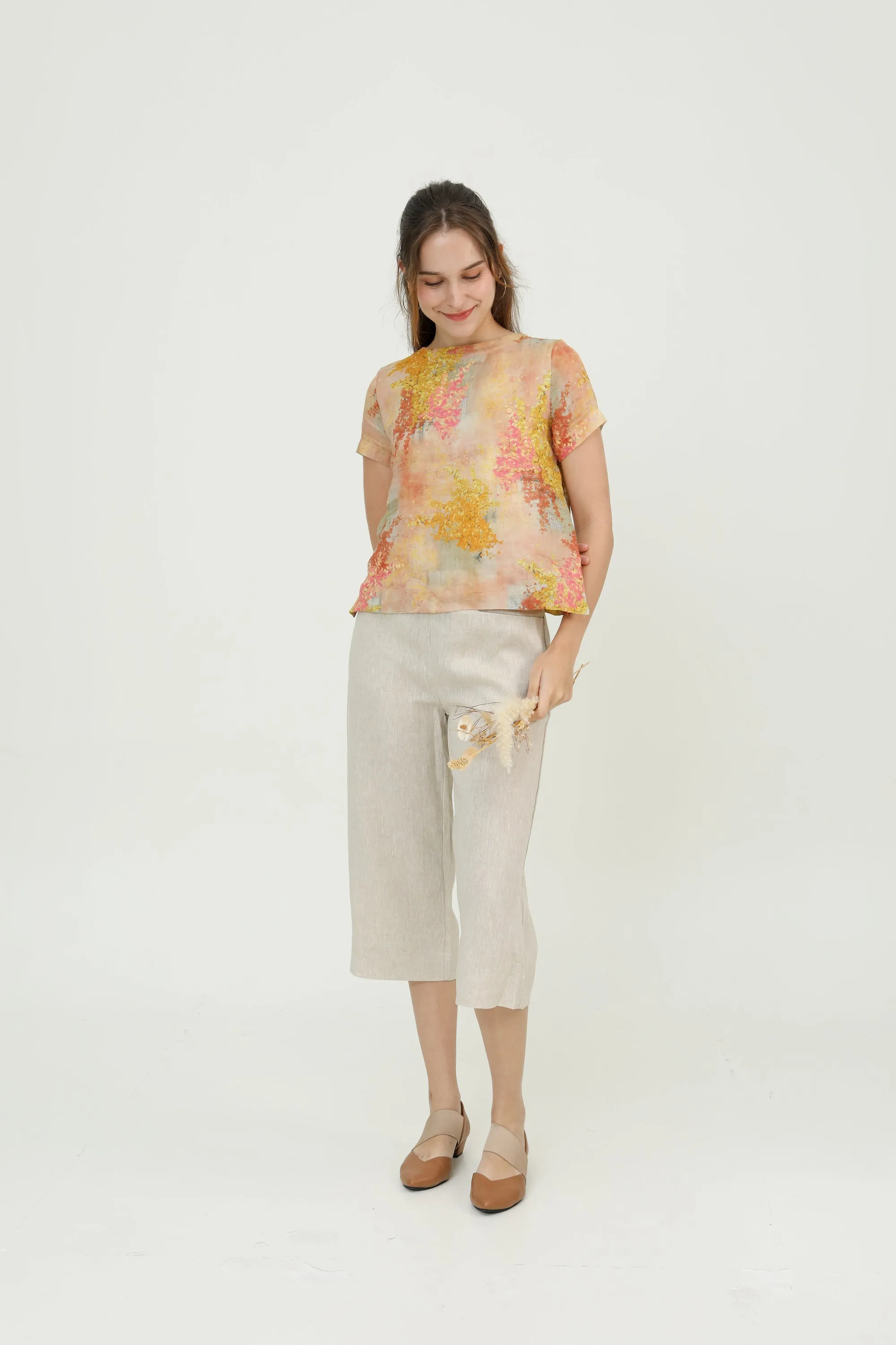 Pink & Gold Women Blouse