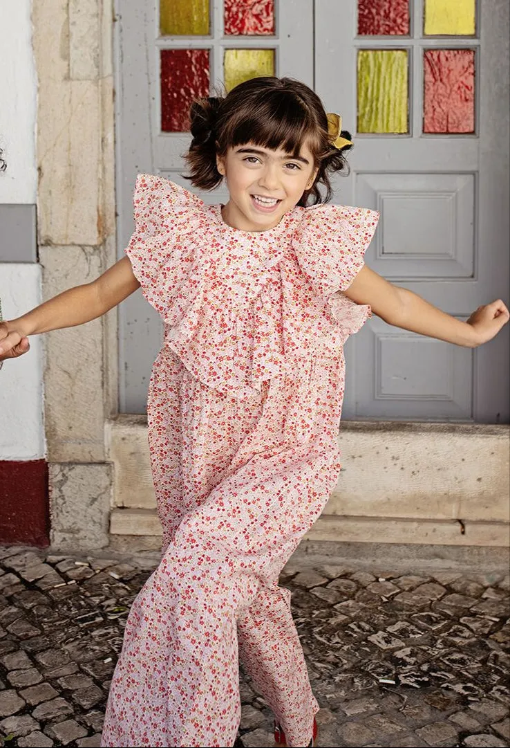 Pink Chicken Raphaela Jumper in Pink Mini Ditsy (sizes 4-6)