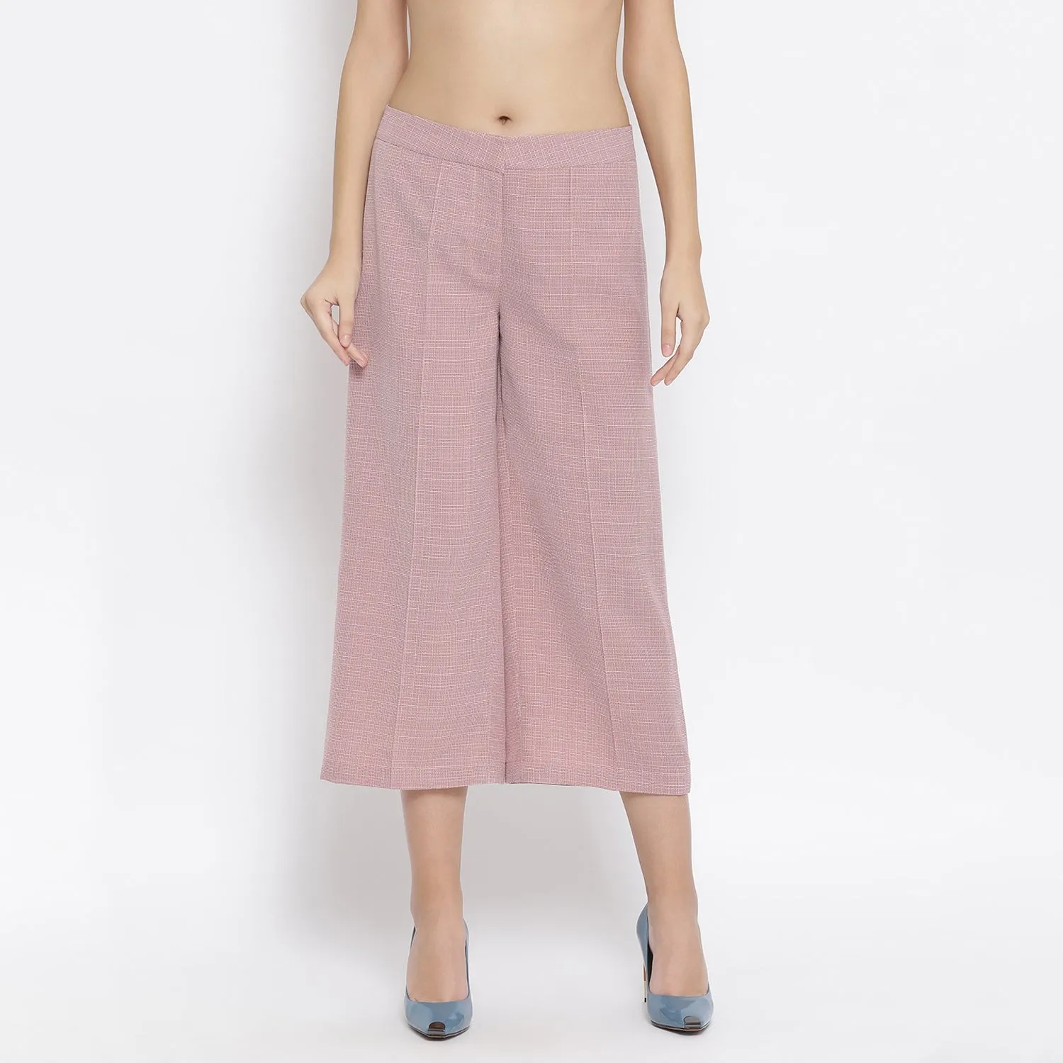 Pink Linen Culottes By Office & You
