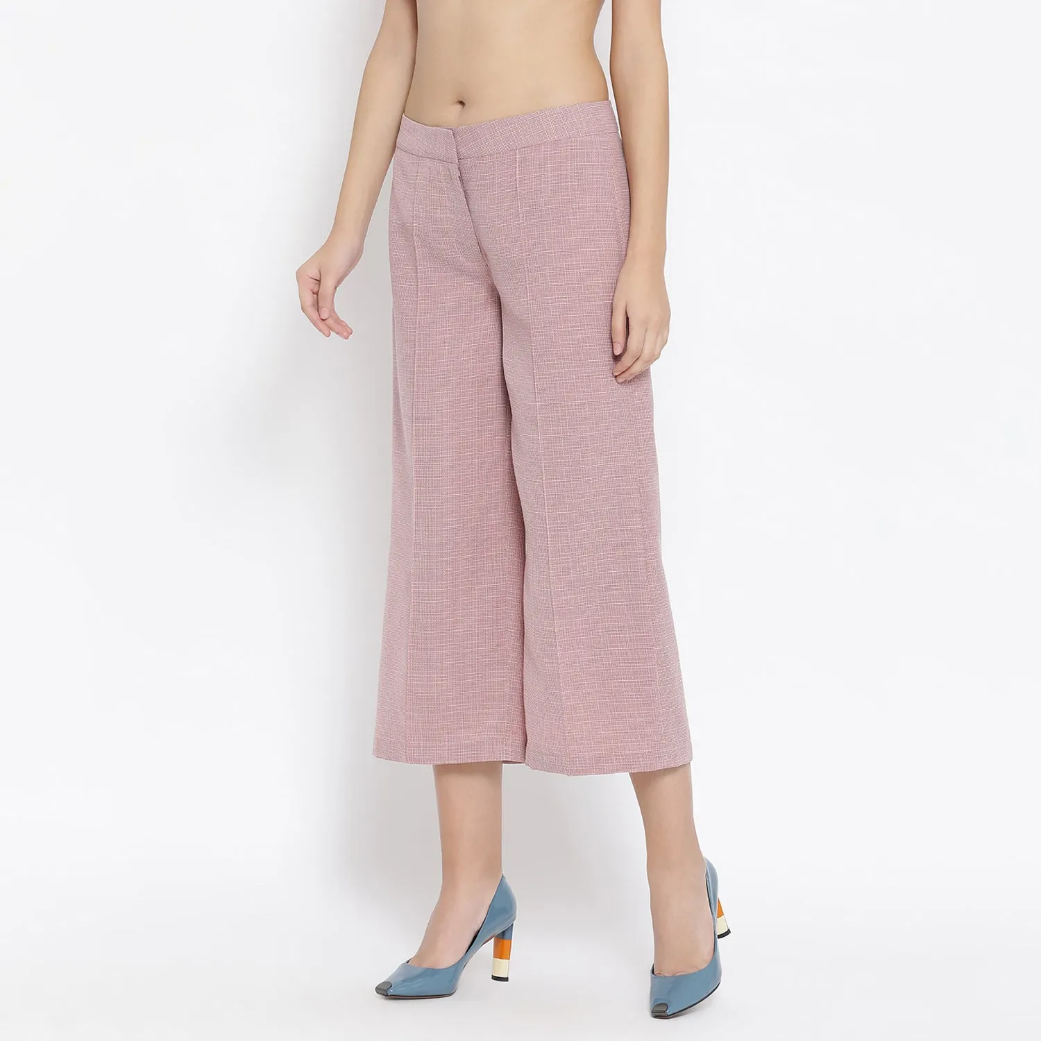 Pink Linen Culottes By Office & You