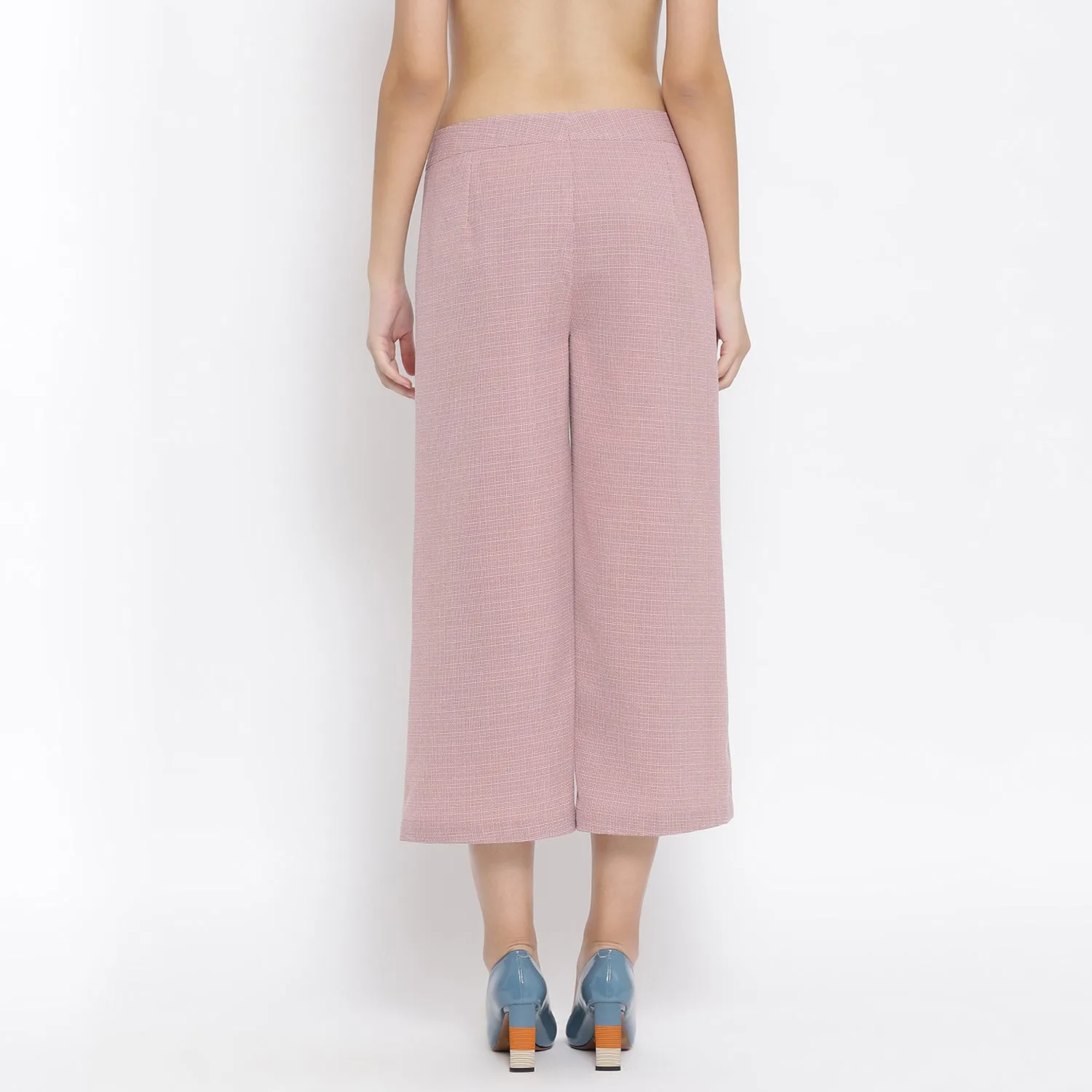 Pink Linen Culottes By Office & You