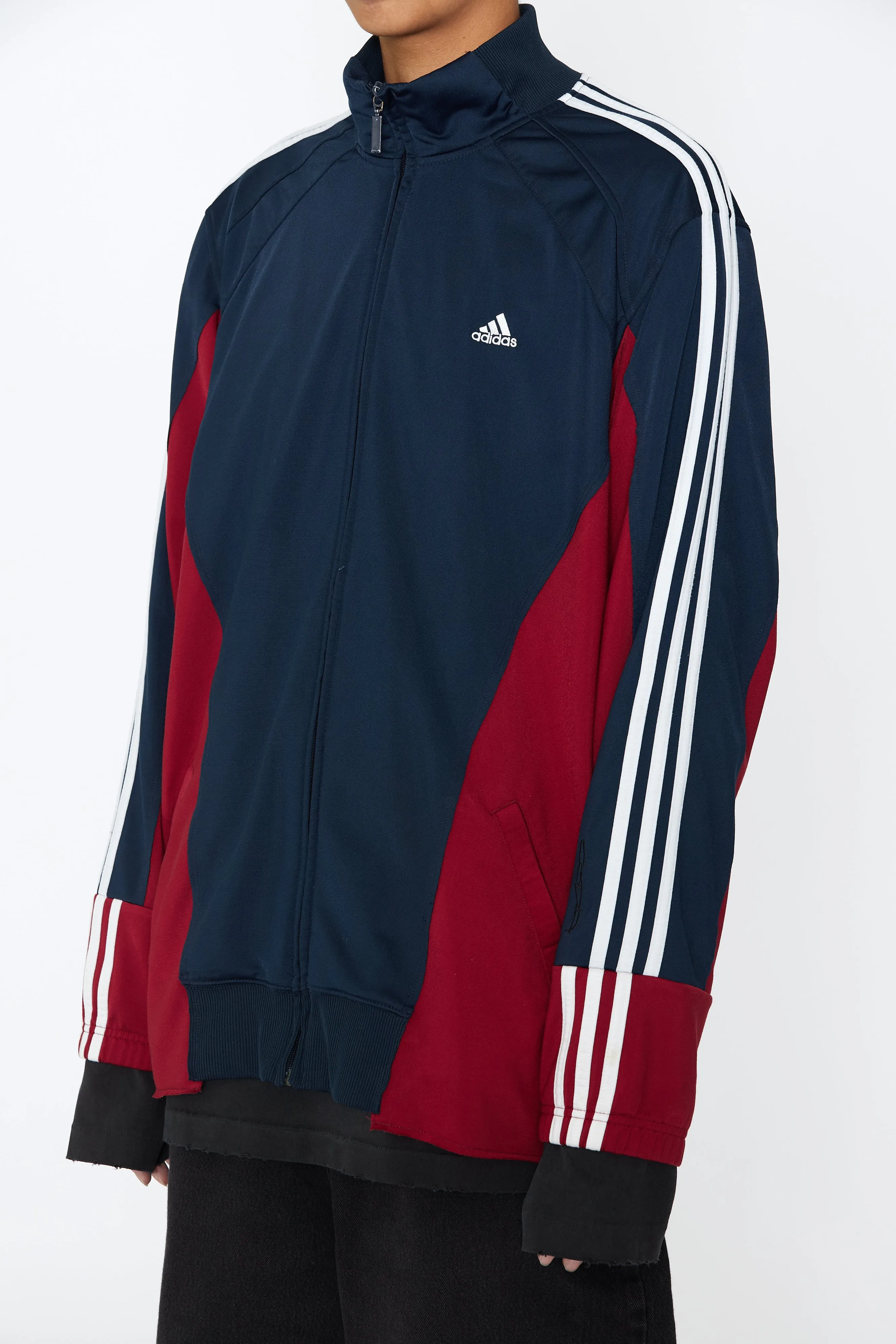RECONSTRUCTED HYBRID VINTAGE TRACK JACKET