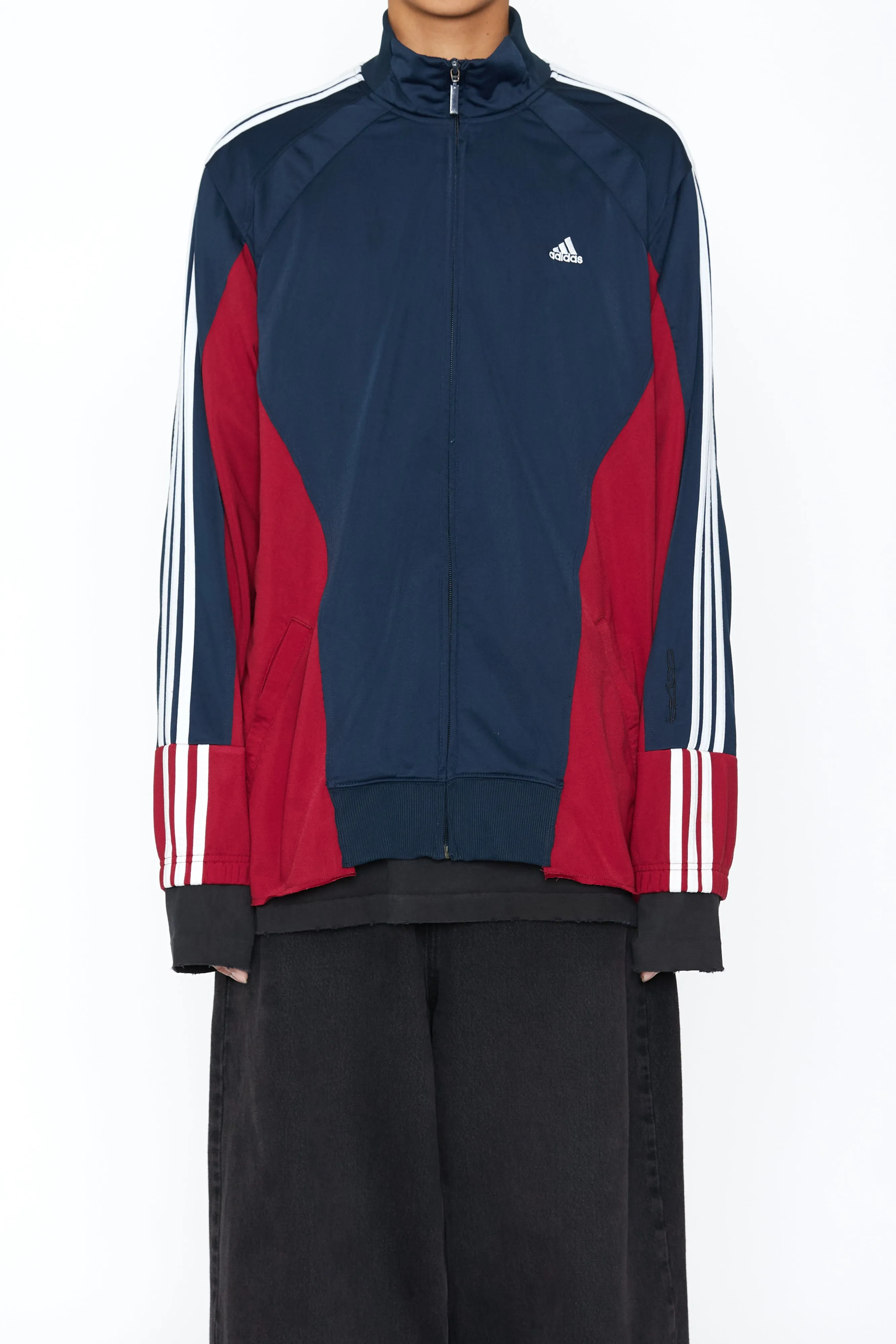 RECONSTRUCTED HYBRID VINTAGE TRACK JACKET