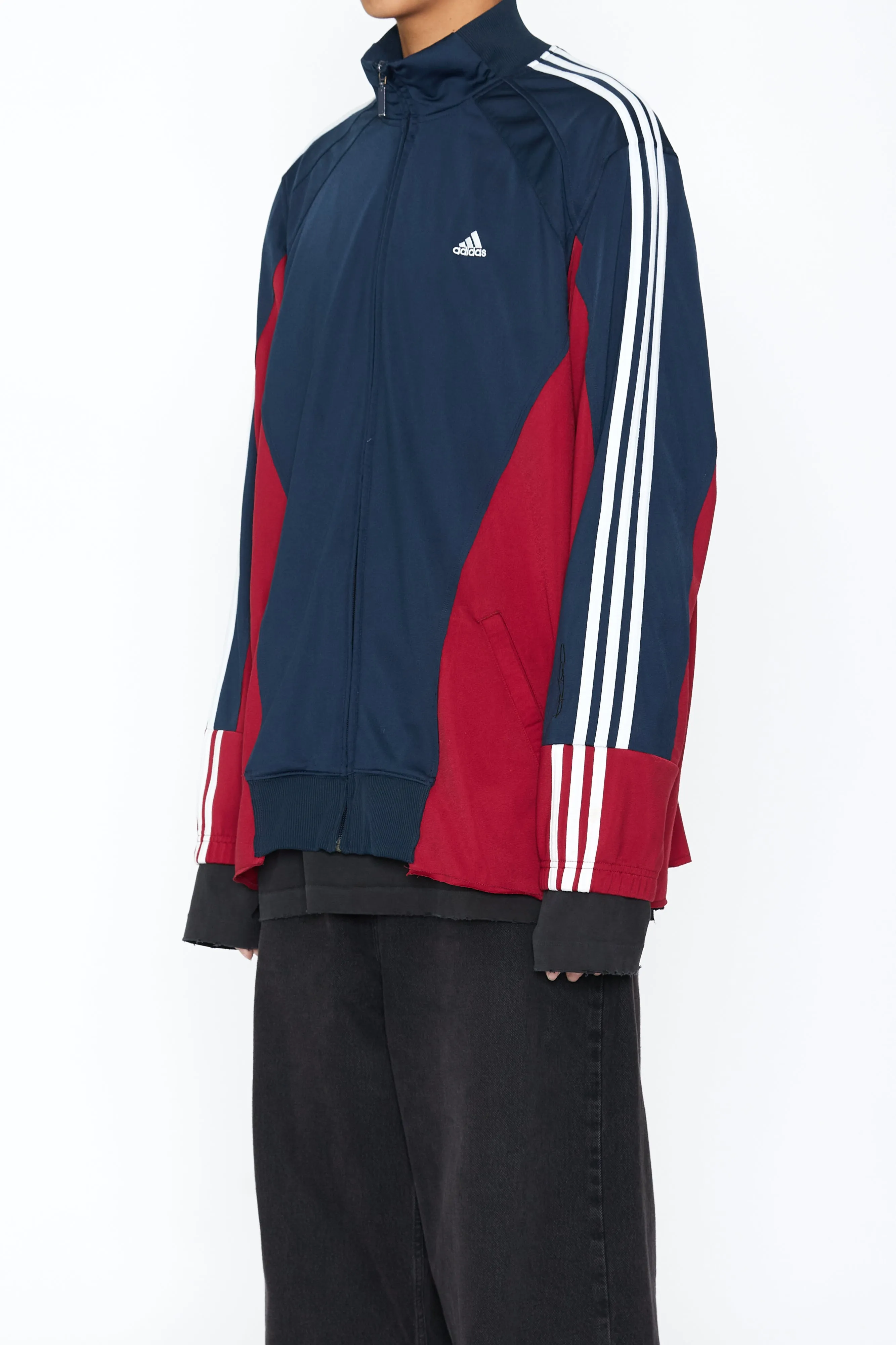 RECONSTRUCTED HYBRID VINTAGE TRACK JACKET
