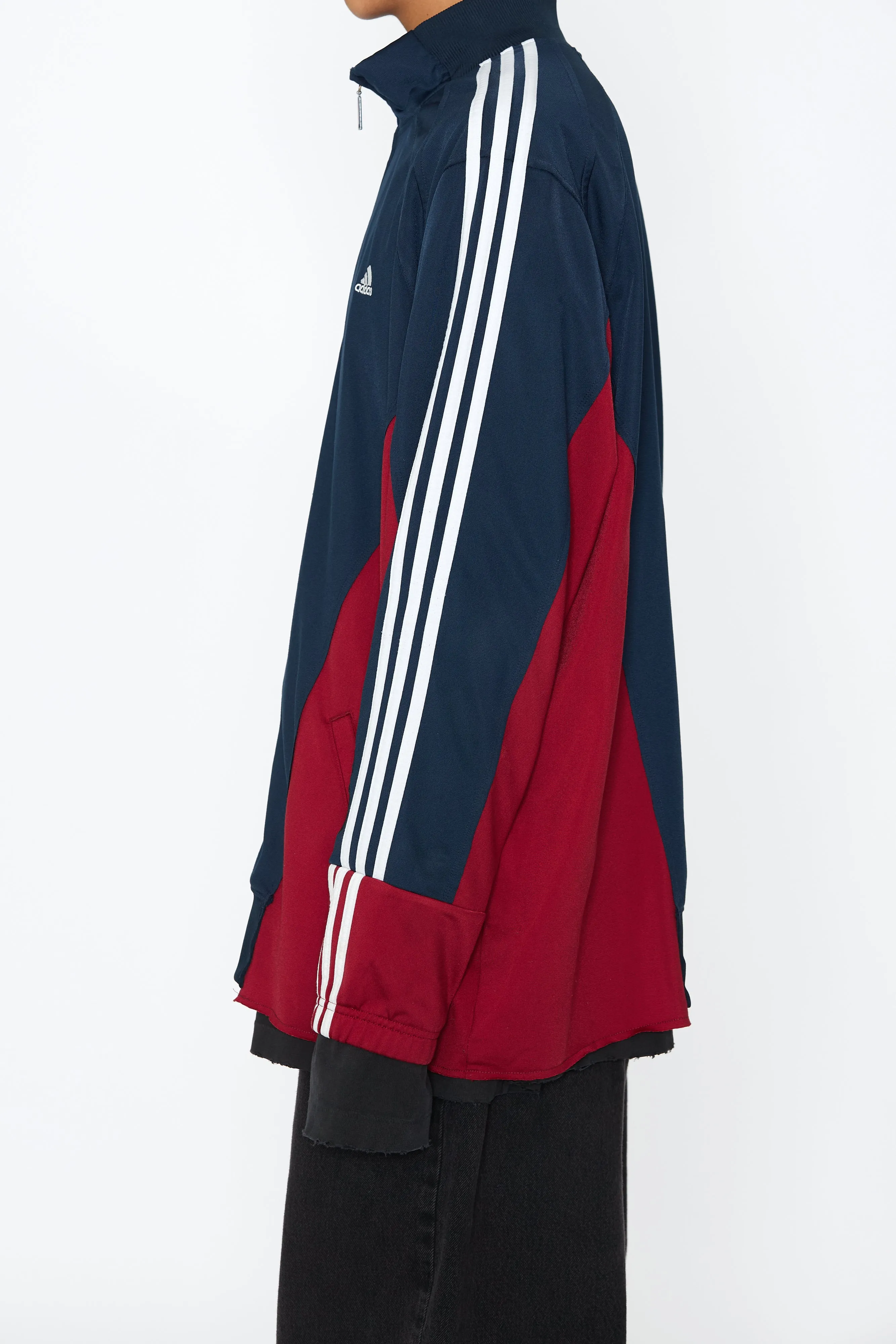 RECONSTRUCTED HYBRID VINTAGE TRACK JACKET