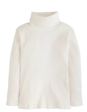 Ribbed Turtleneck - Ivory