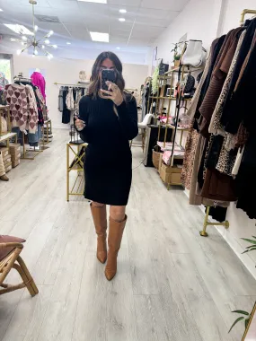 Ribed Knit Dress