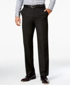 Sean John Mens Classic fit Dress Pants 36 / 30 Black Solid