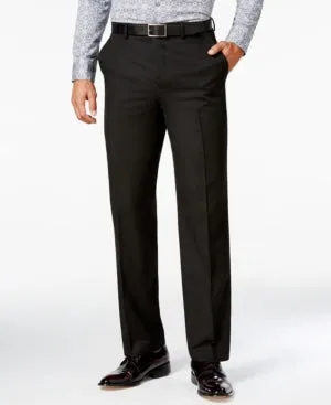 Sean John Mens Classic fit Dress Pants 36 / 30 Black Solid