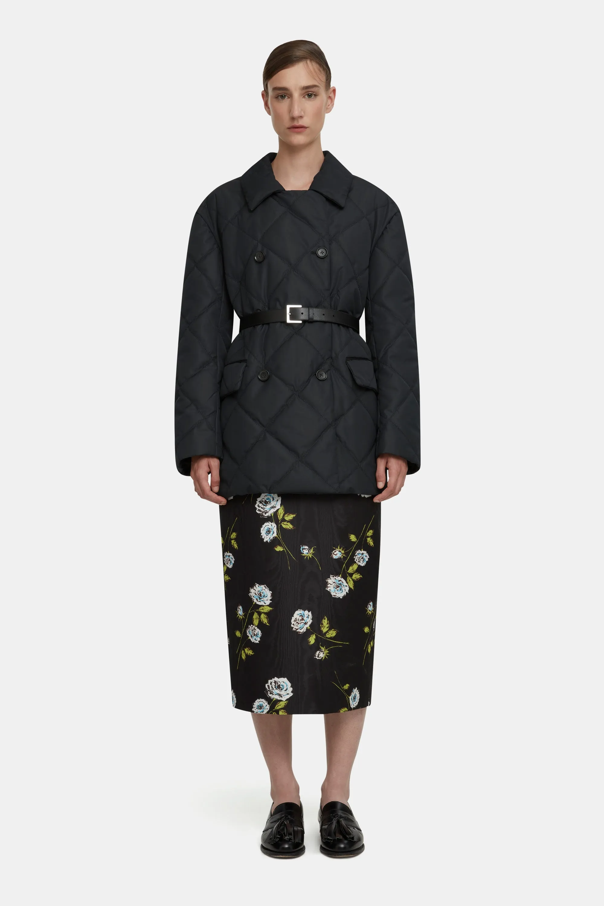 Sophica Black Puffer Quilted Jacket