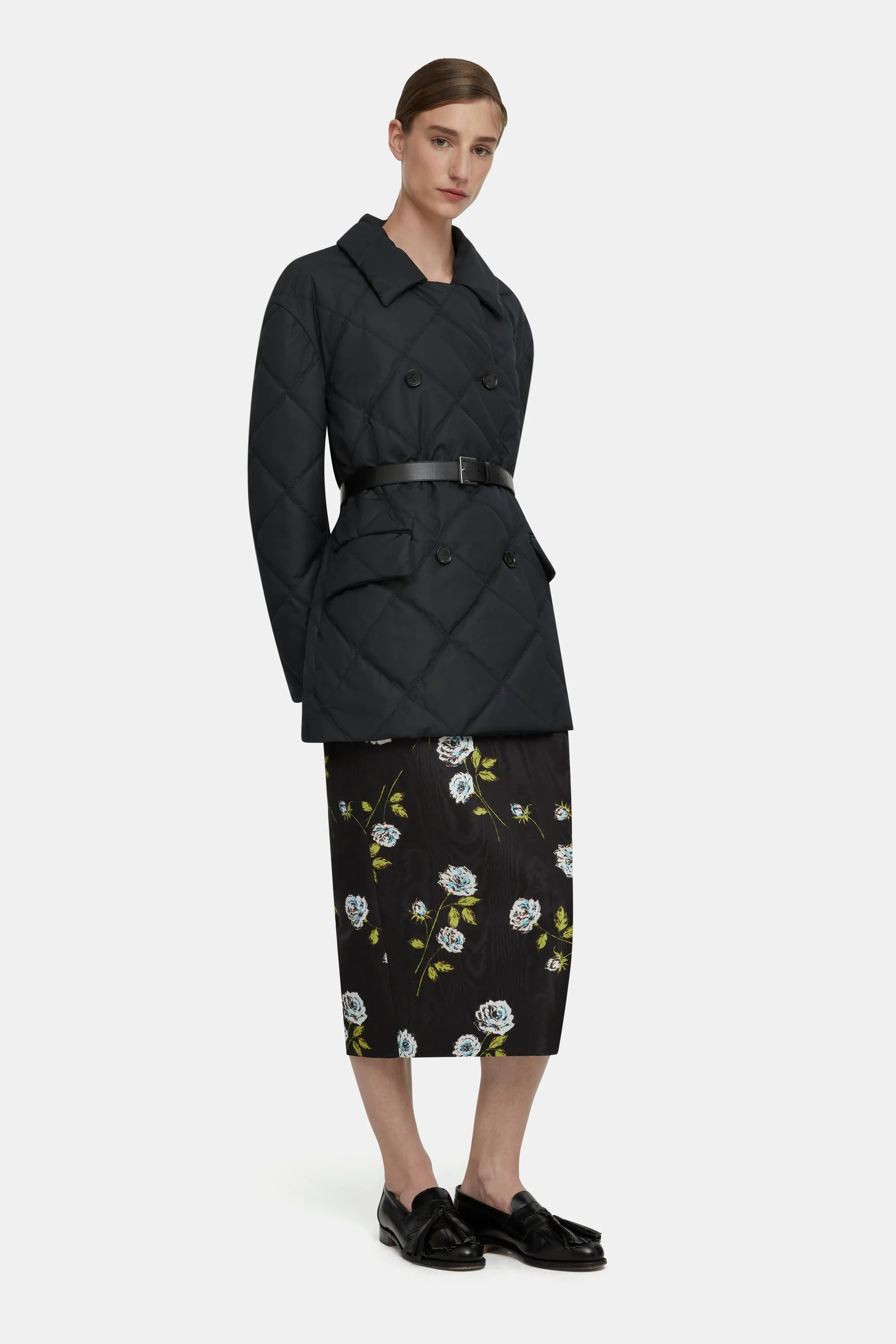 Sophica Black Puffer Quilted Jacket