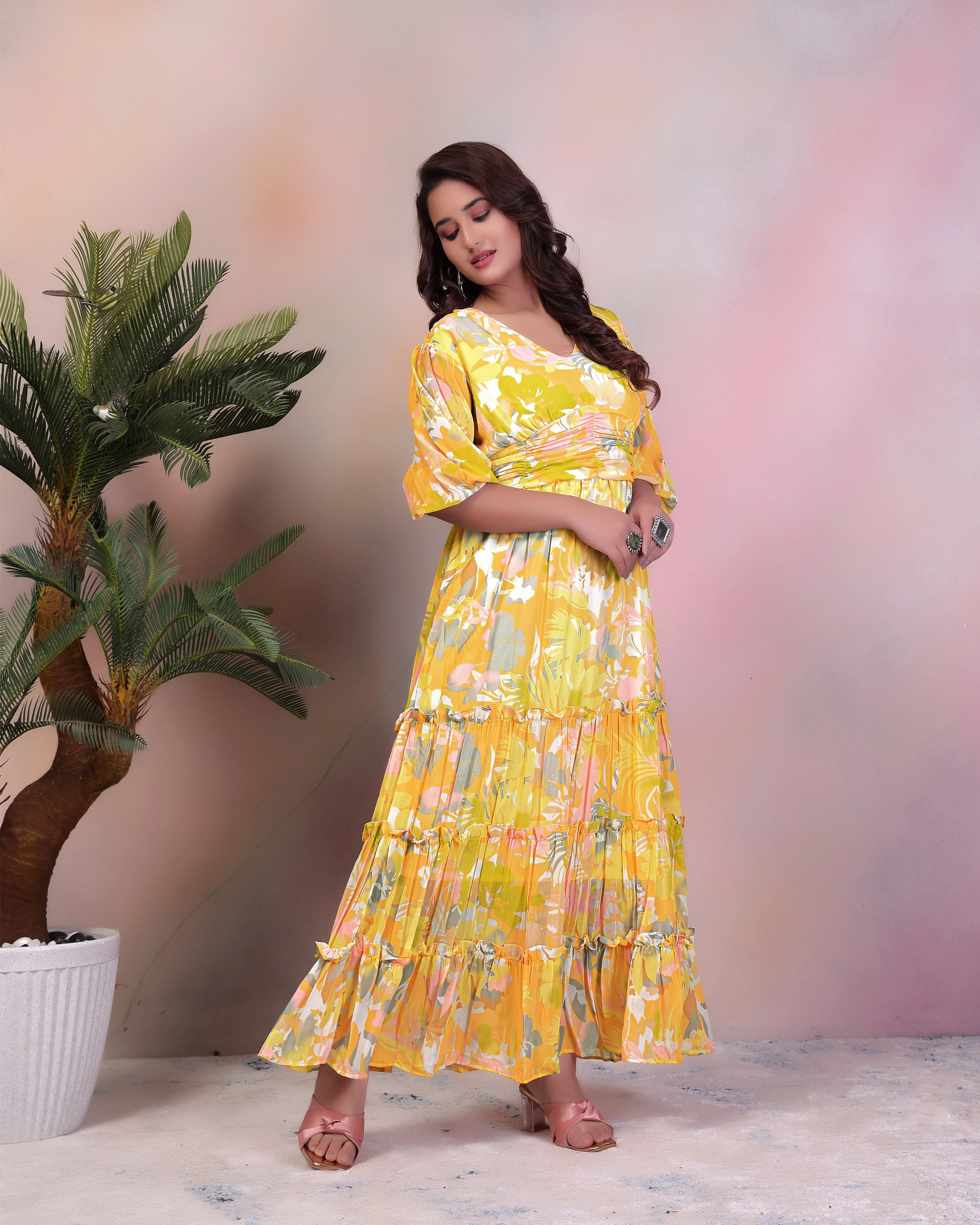 Sorrell Brown Maxi Dress