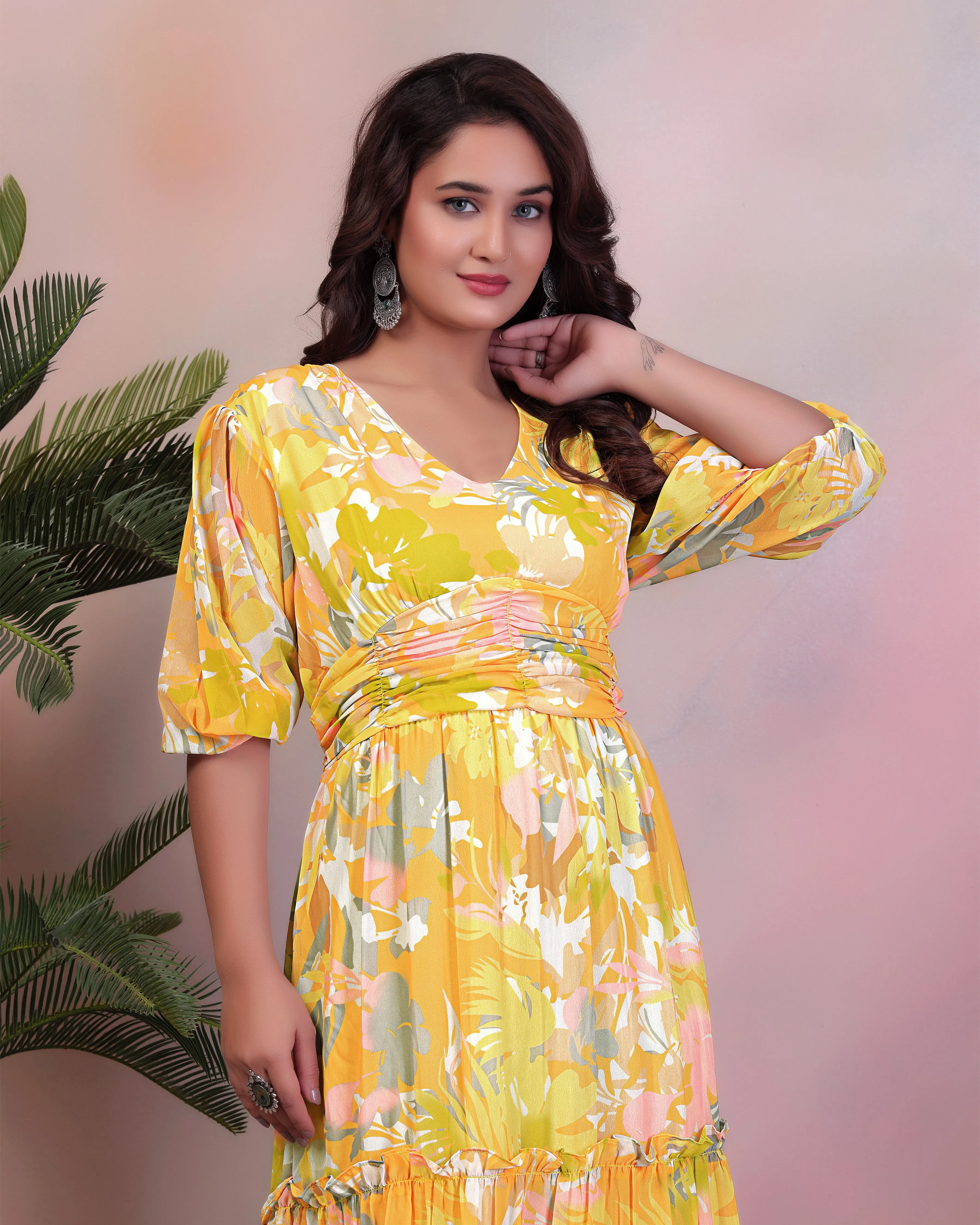 Sorrell Brown Maxi Dress