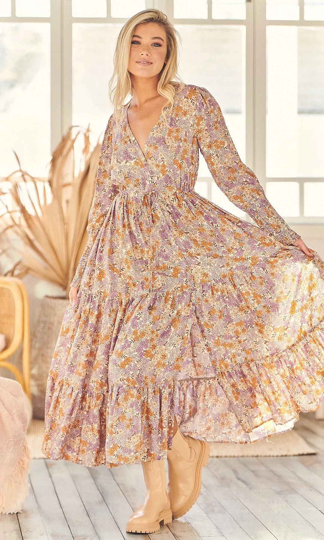Stephanie Maxi - Amity Print