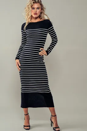 Stretched Knit Bodycon Dress