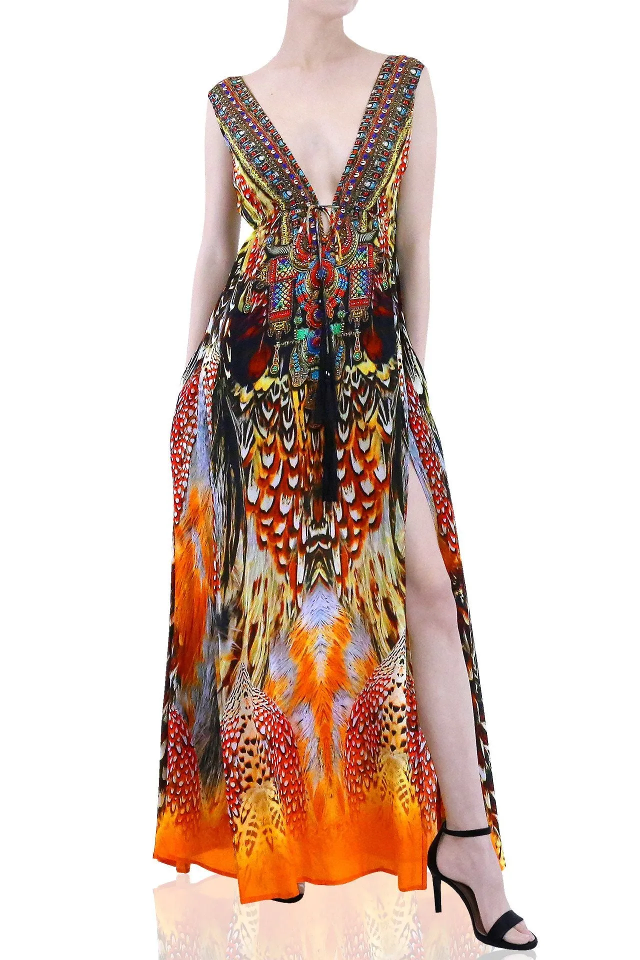Sunset High Slit Maxi Dress
