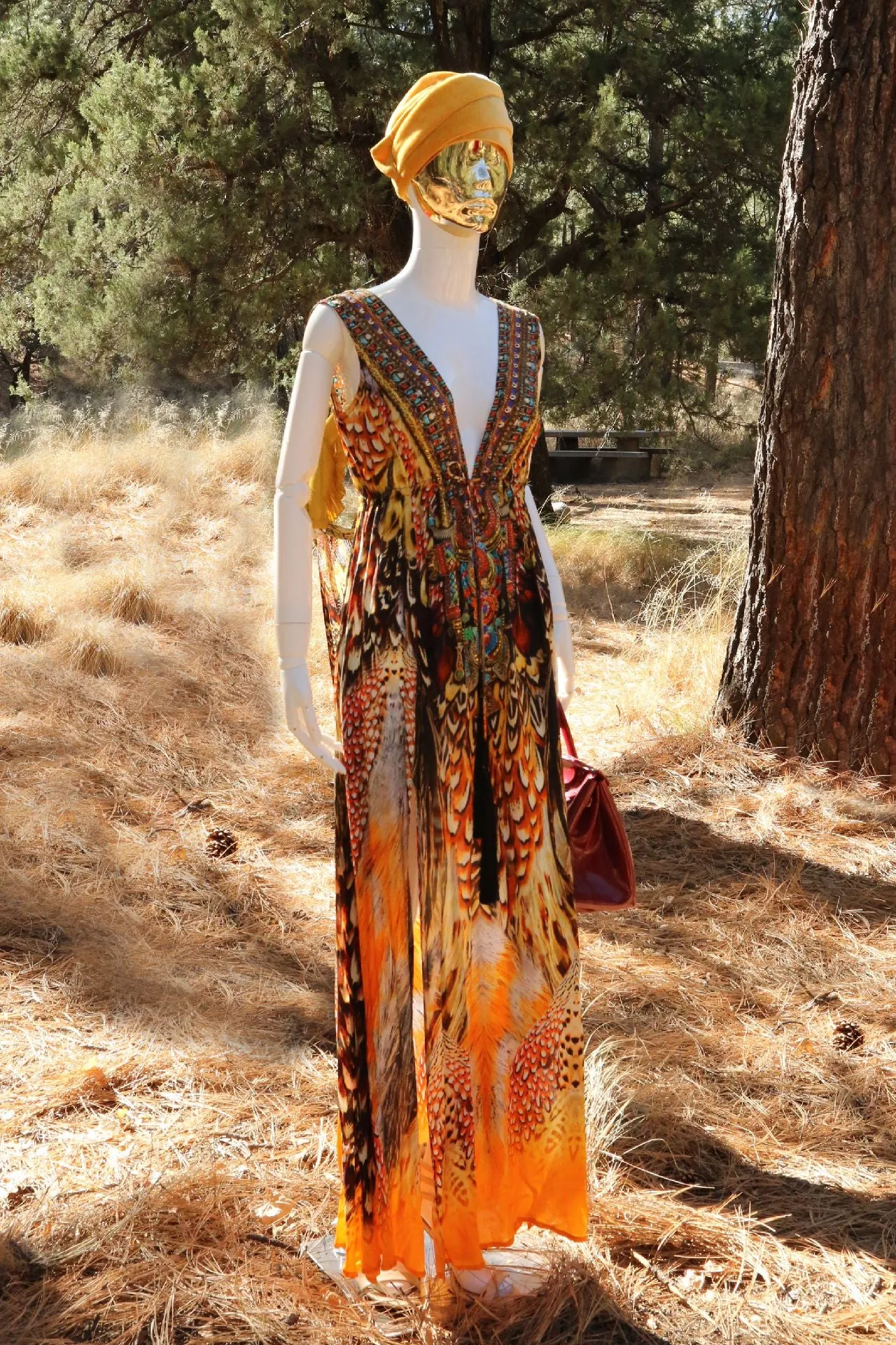 Sunset High Slit Maxi Dress