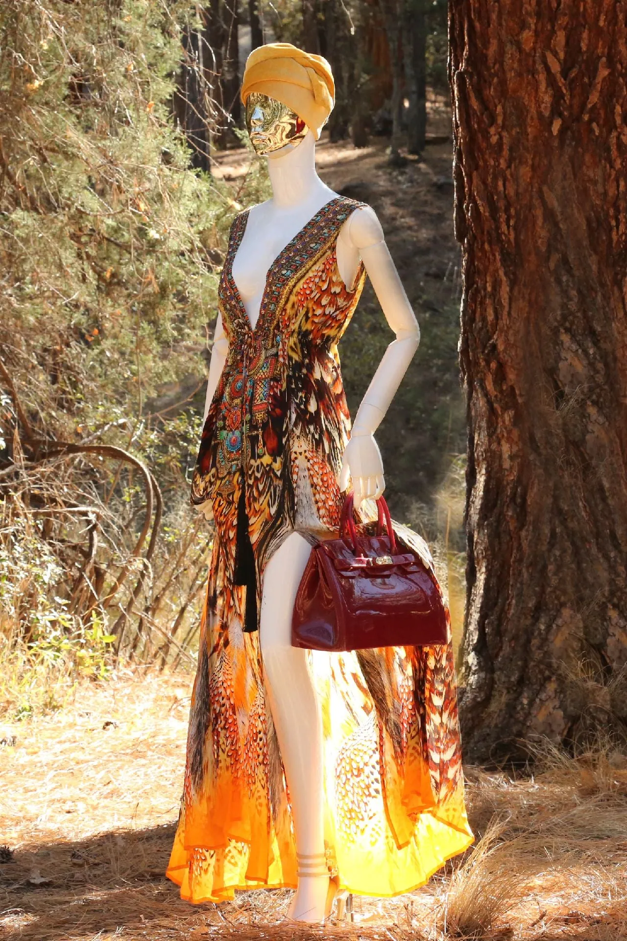 Sunset High Slit Maxi Dress
