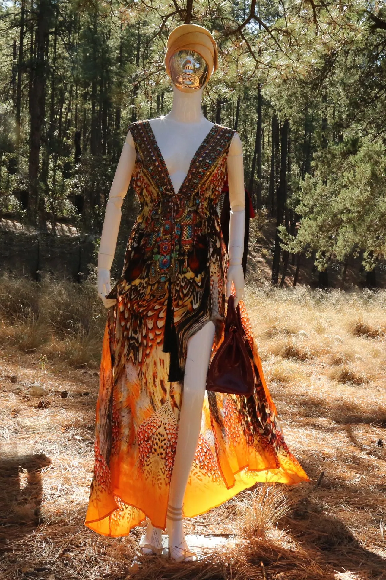 Sunset High Slit Maxi Dress