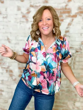 THML McKenzi Floral Top - FINAL SALE