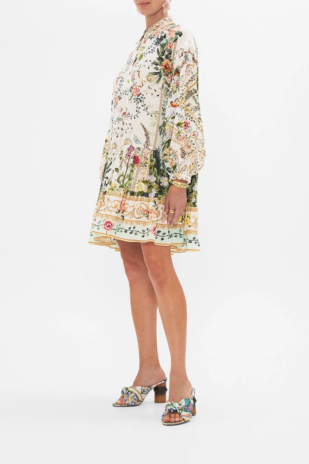 TIERED SHIRT DRESS RENAISSANCE ROMANCE