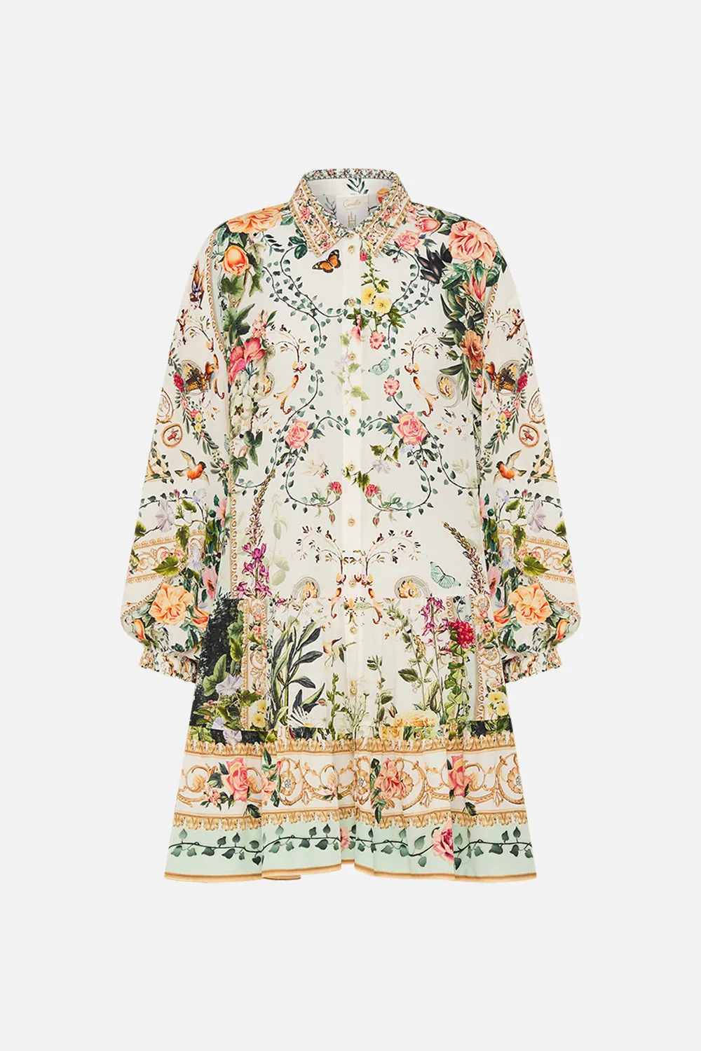 TIERED SHIRT DRESS RENAISSANCE ROMANCE
