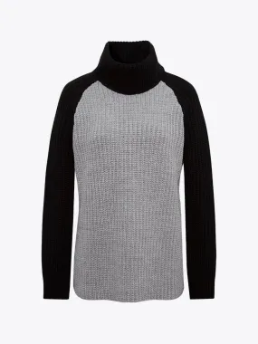 Turtleneck Knitwear Sweater - Grey