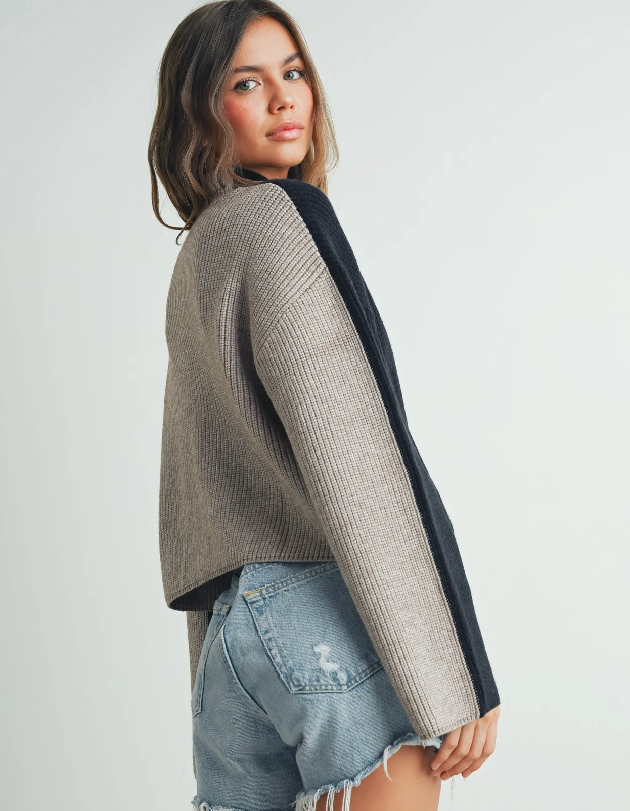 Two-Toned Sweater