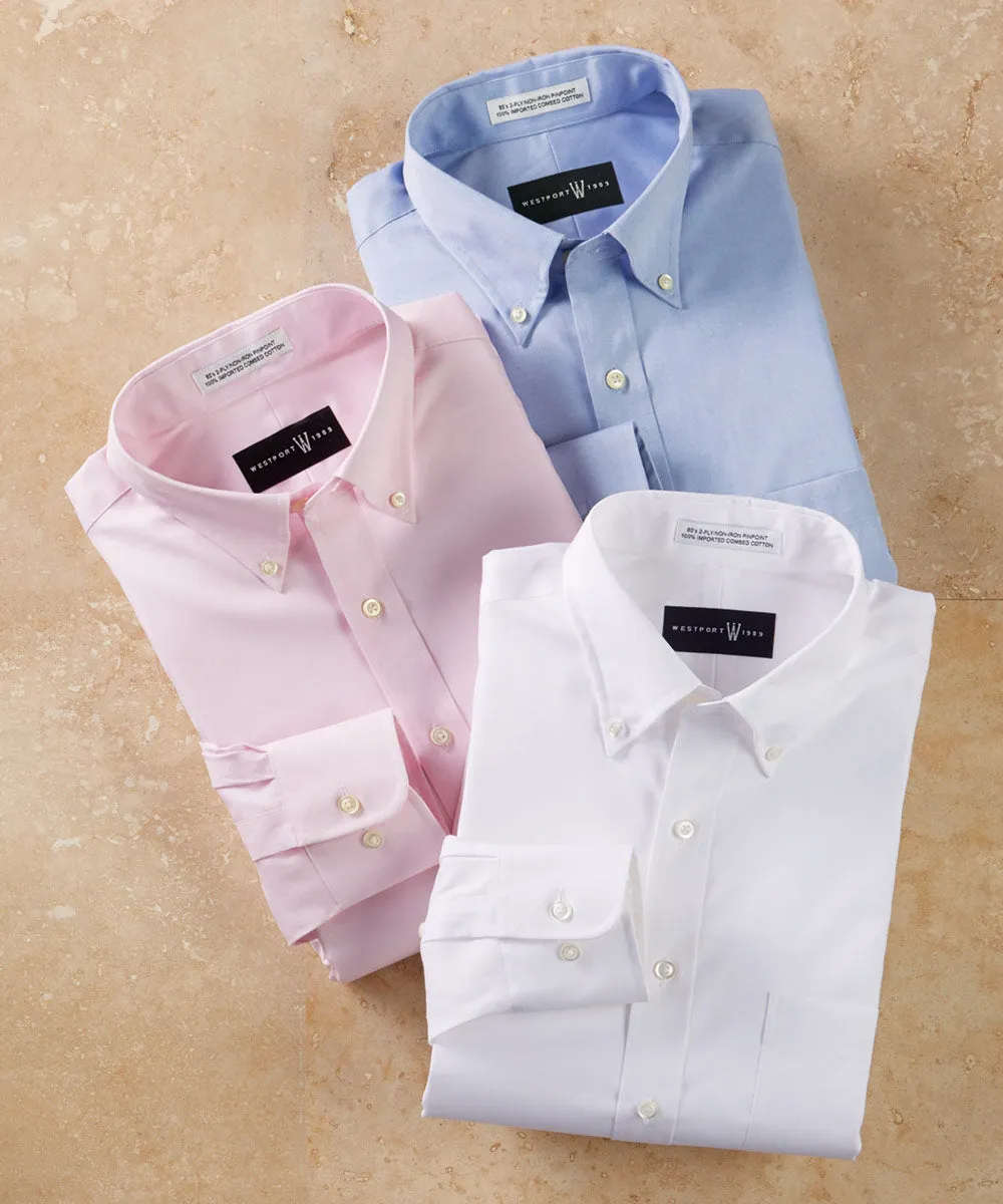 Westport 1989 Button-Down Pinpoint Dress Shirt