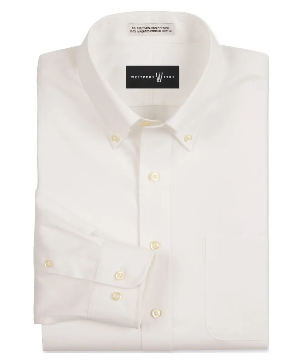 Westport 1989 Button-Down Pinpoint Dress Shirt