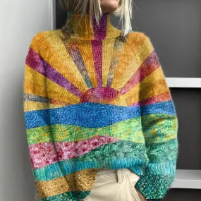 Women's Turtleneck Knit Sweater