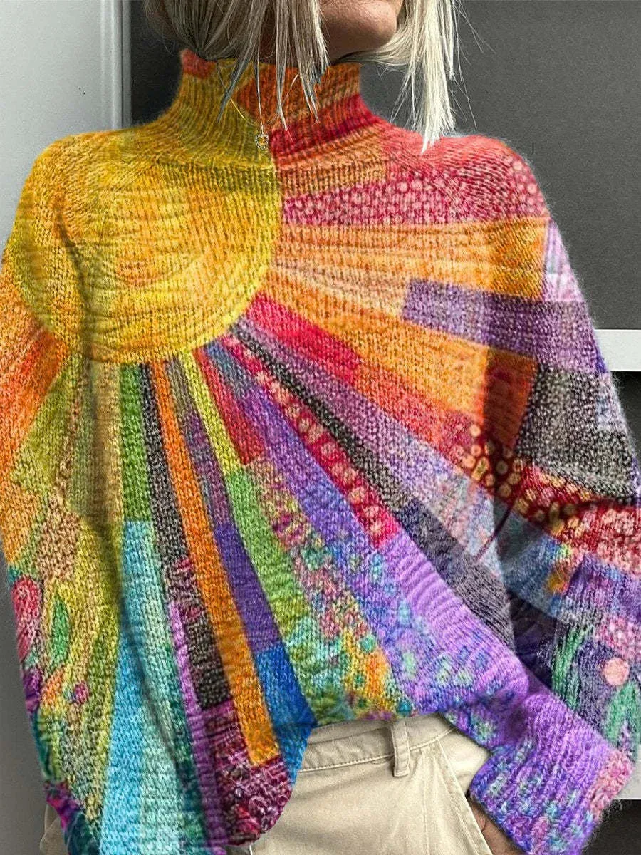 Women's Turtleneck Knit Sweater